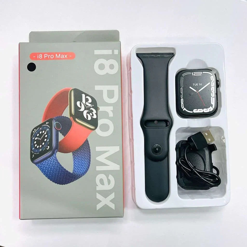 I8 pro max Smart Watch Black Color